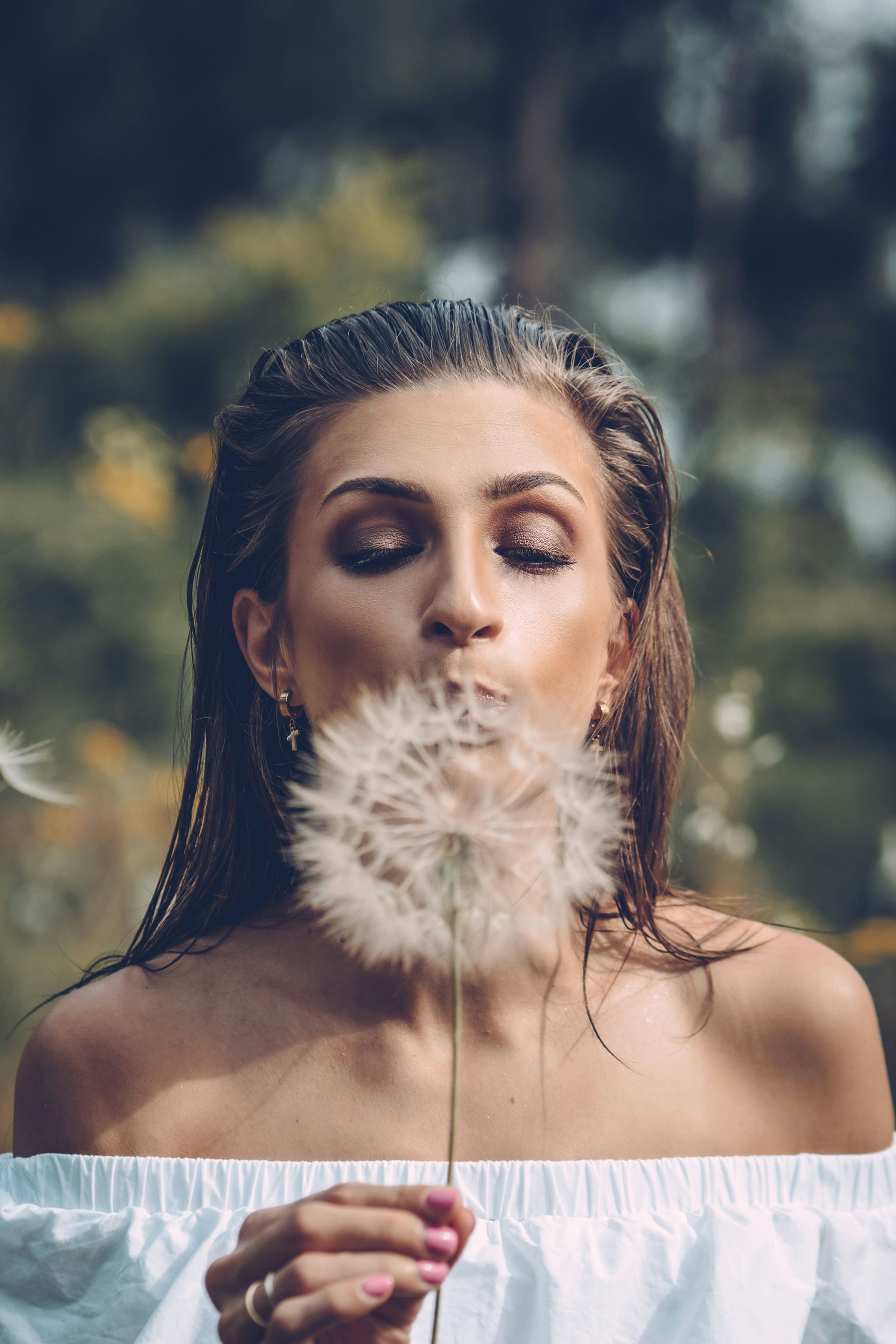 blowing